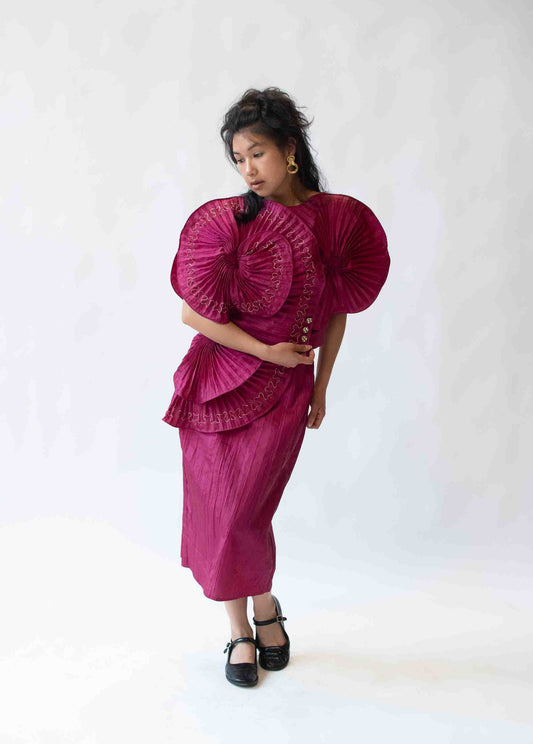 1980s Pleated Set | BB Collections