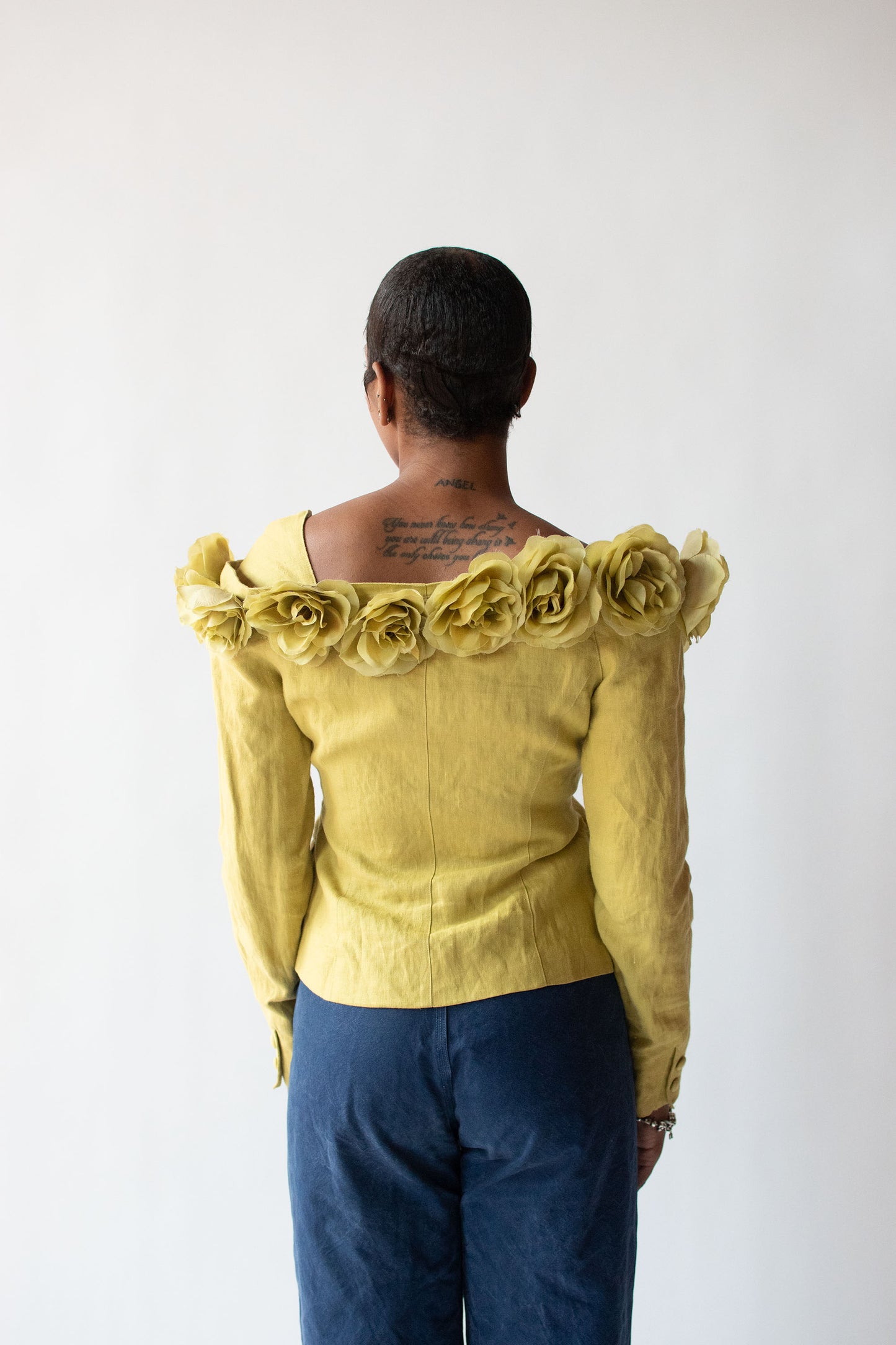 Chartreuse Linen Jacket