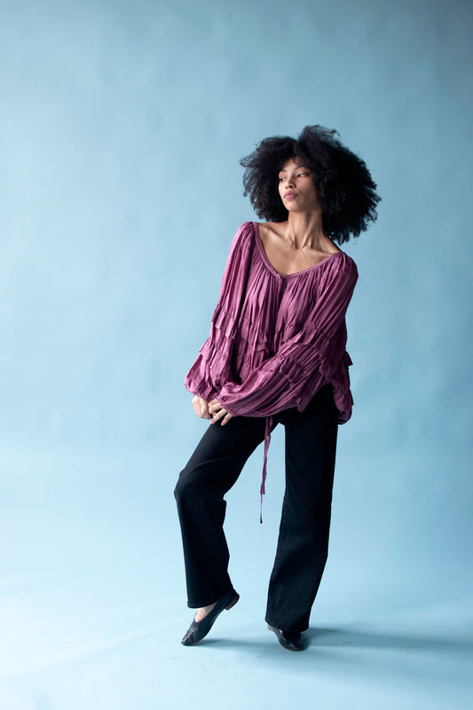 Ruffled Silk Jacket | Jean Paul Gaultier