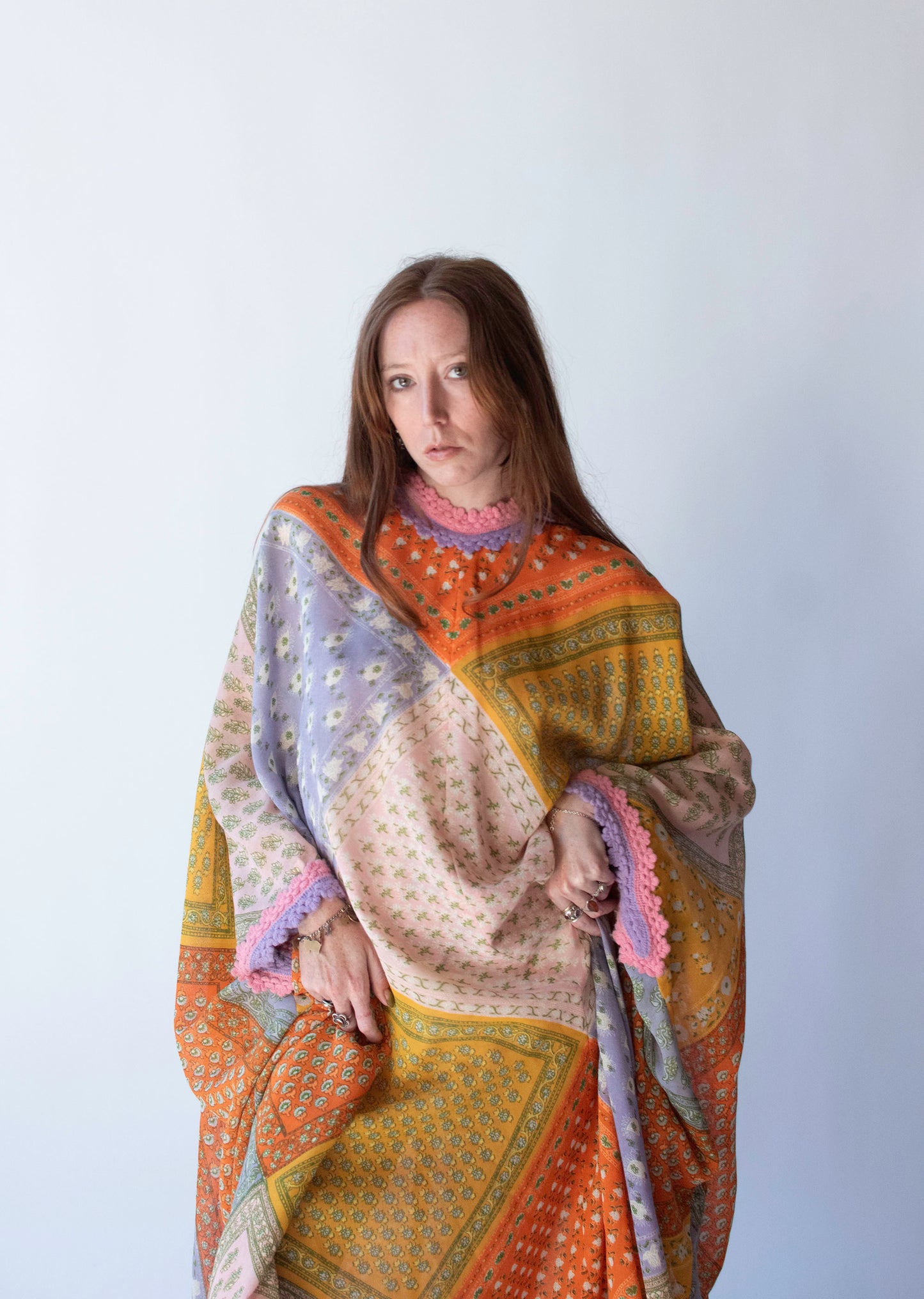 1970s Bandanna Print Caftan | B.Cohen by Jaconelli
