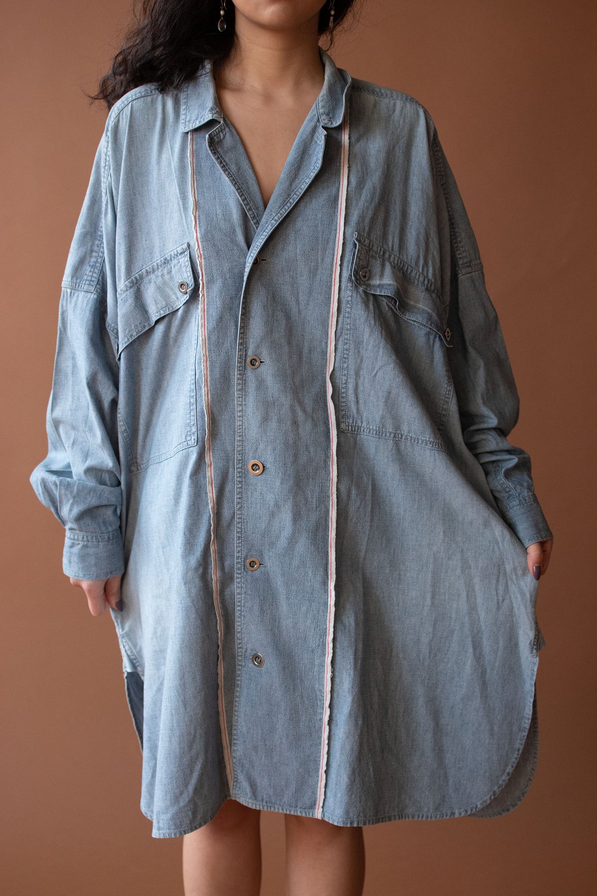 Chambray Shirtdress | Plantation Issey Miyake