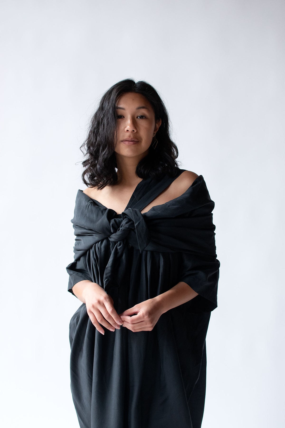 Black Silk Dress | Romeo Gigli 1994