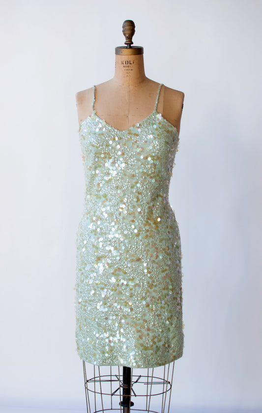 Seafoam Sequin Dress | Plein Sud