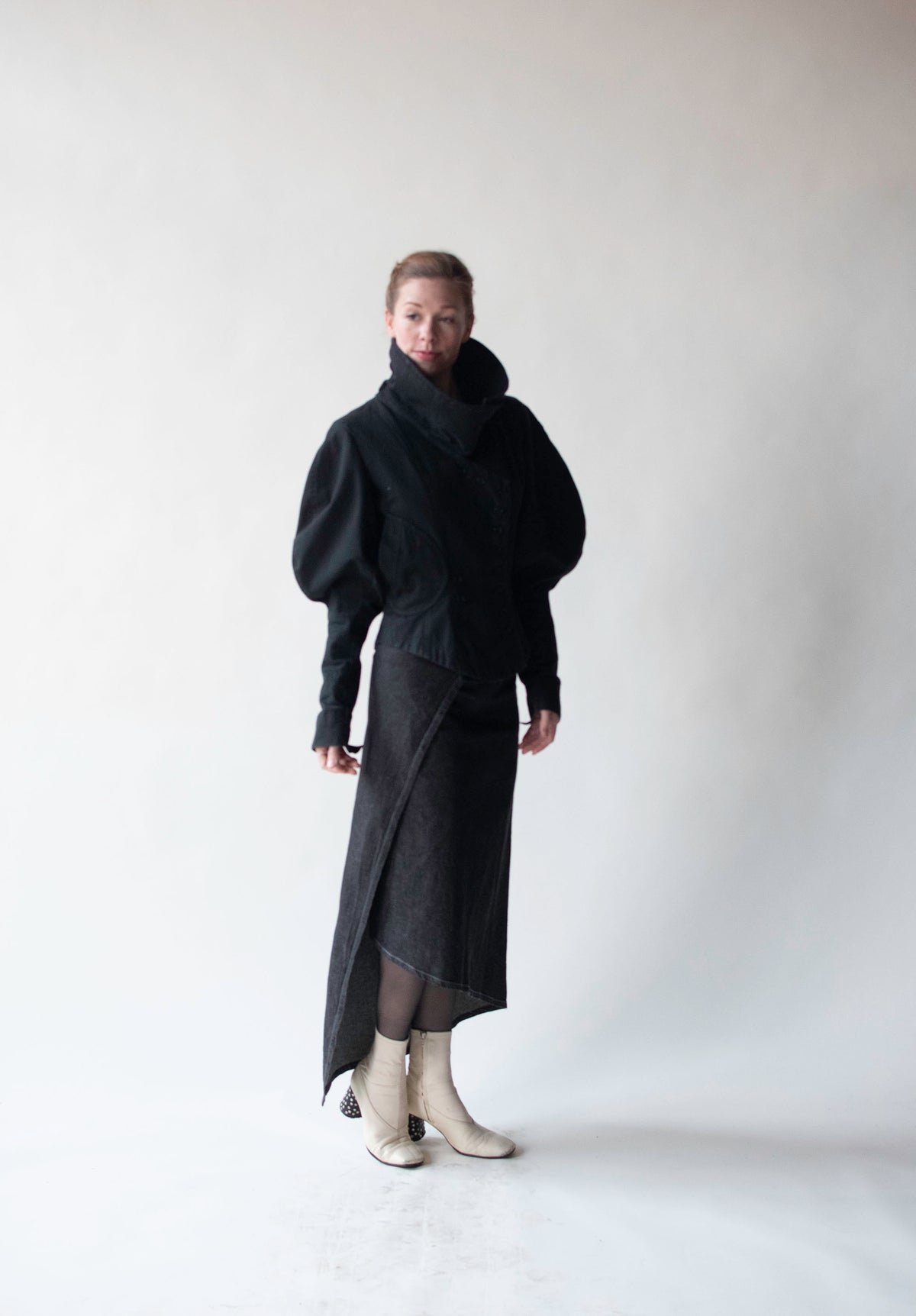 Denim Wrap Skirt | Ann Demeulemeester