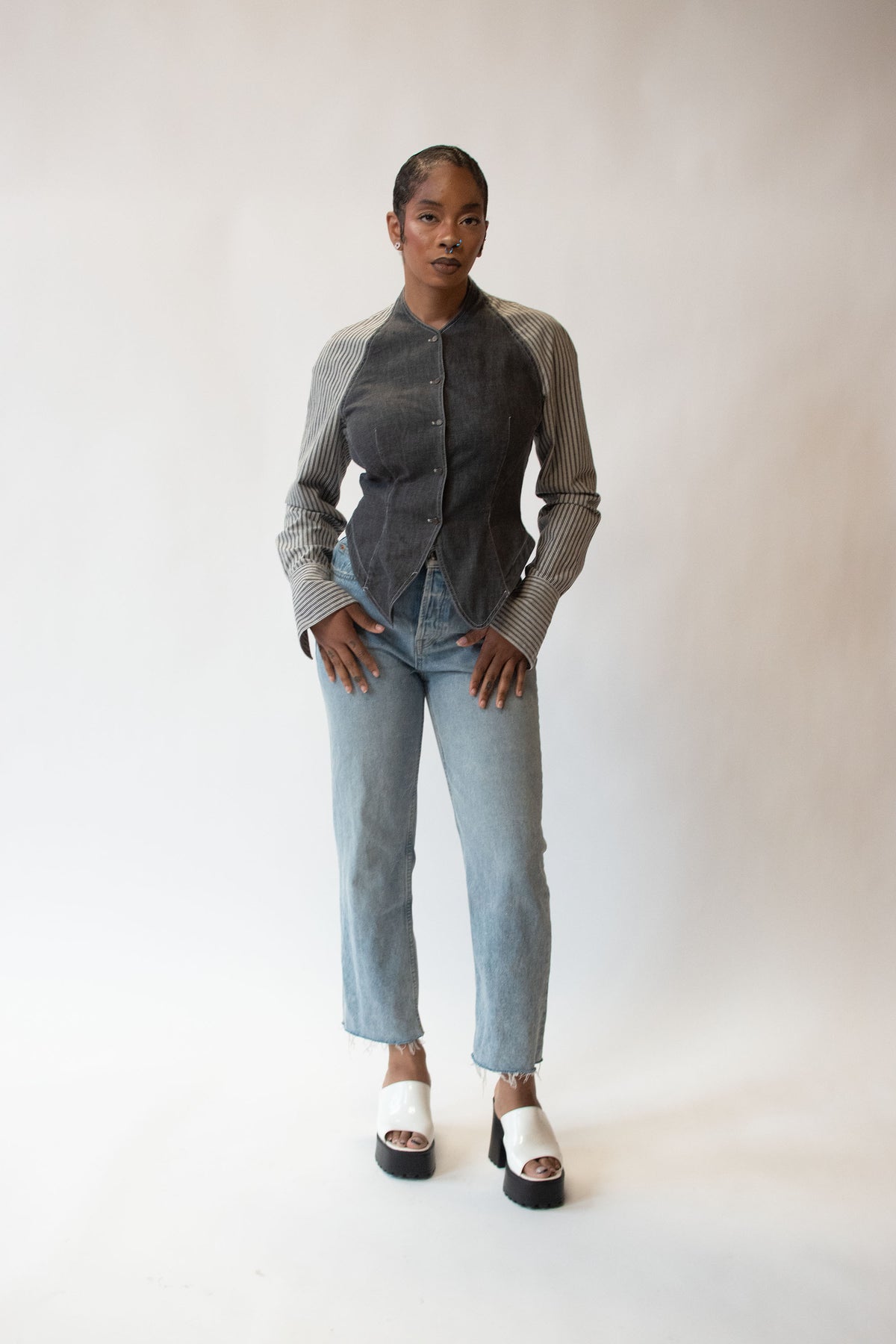 Chambray Shirt | Byron Lars
