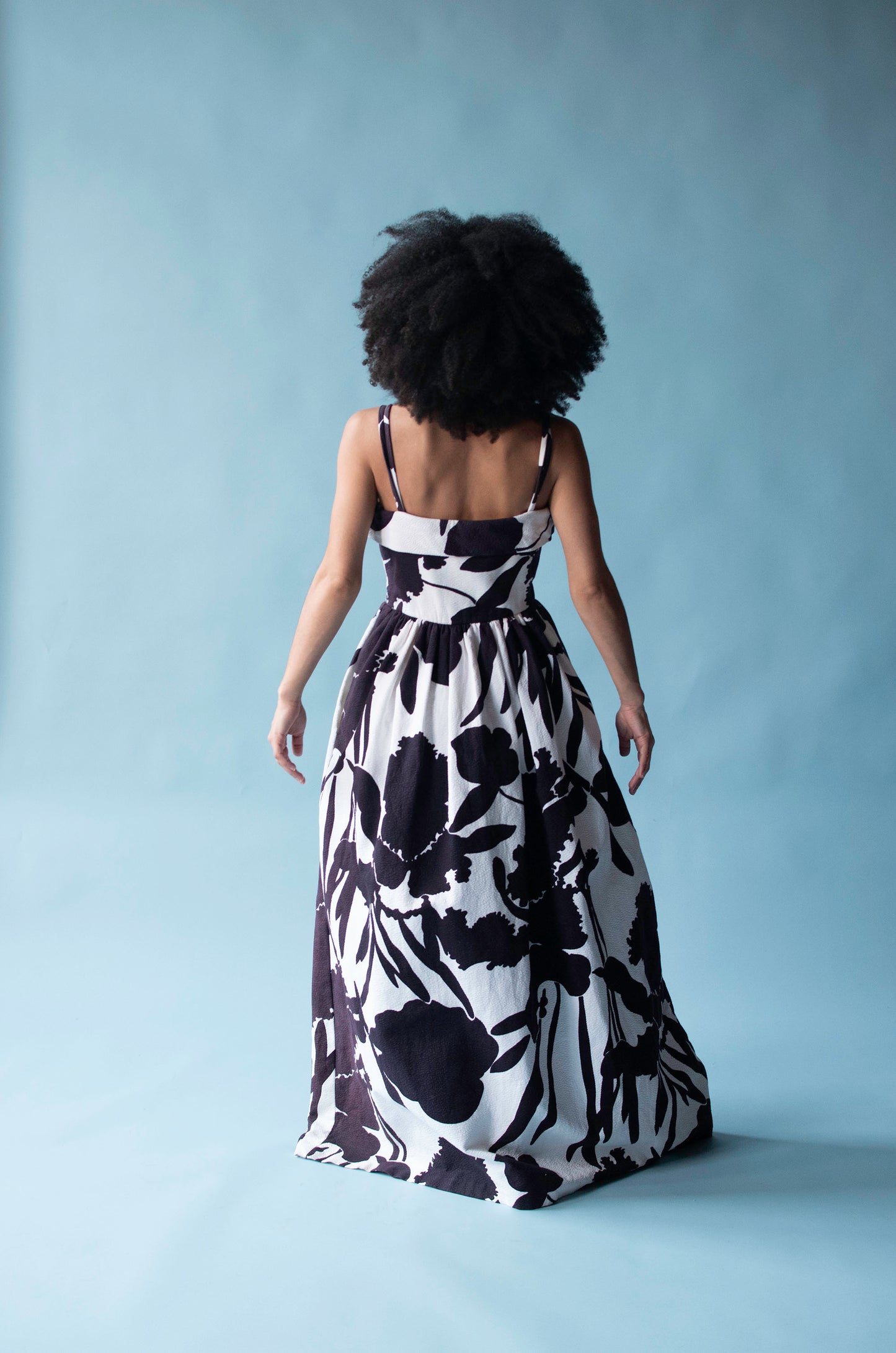 1960s Floral Print Gown | Geoffrey Beene