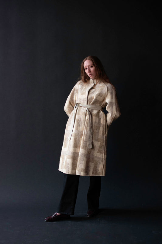 Woven Coat | Bonnie Cashin