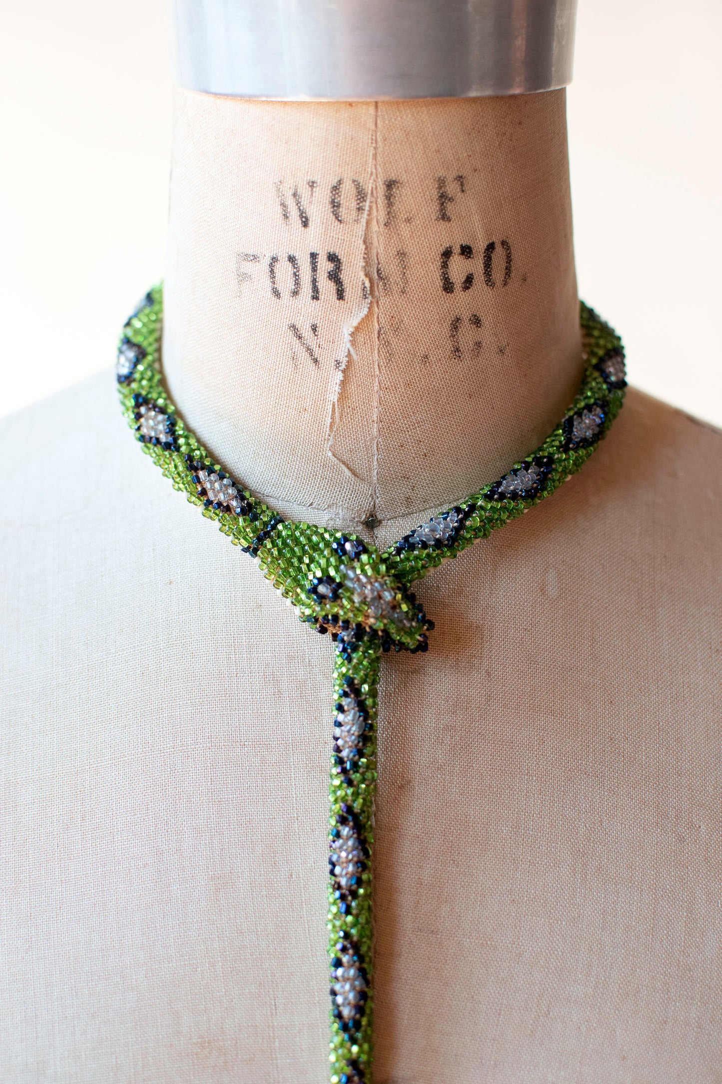 Bead Crochet Snake | Absinthe Diamond