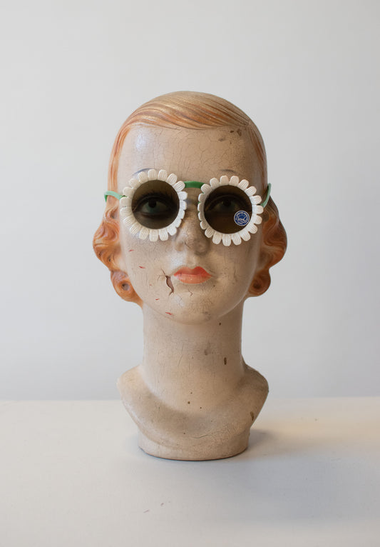 1940s Daisy Sunglasses | Green Temples