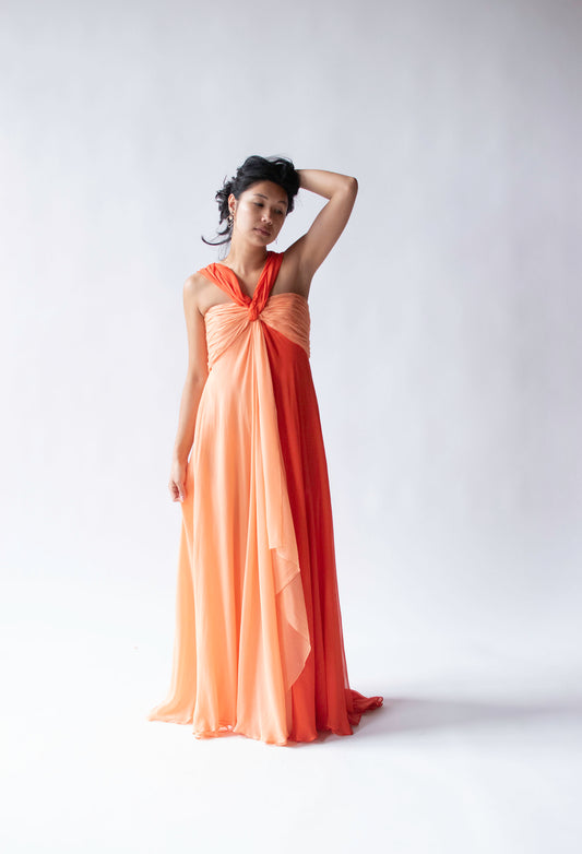 1970s Chiffon Gown | Bill Blass