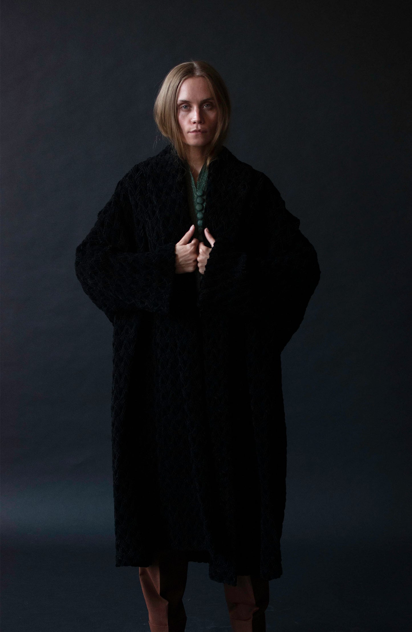 Black Velvet Coat | Callaghan by Romeo Gigli