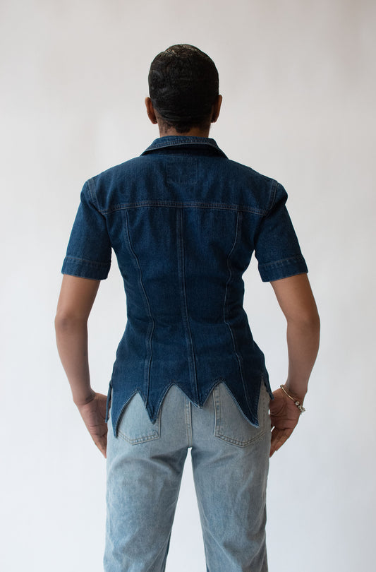 1990s Denim Shirt | Moschino Jeans