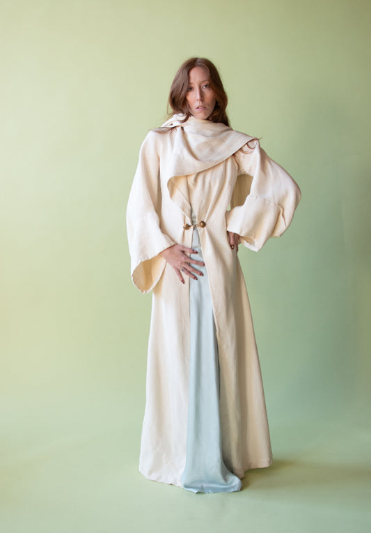 1930s Faille Coat | Yvonne Carette Paris