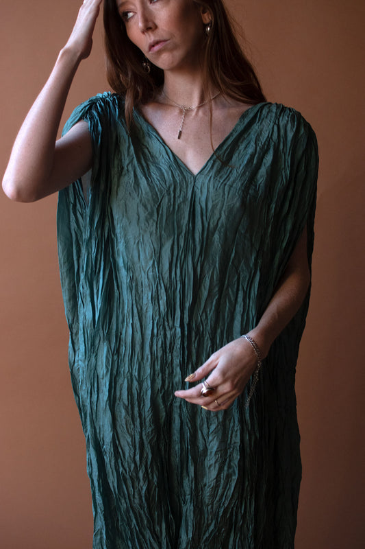Silk Caryatid Dress | Holly Lueders