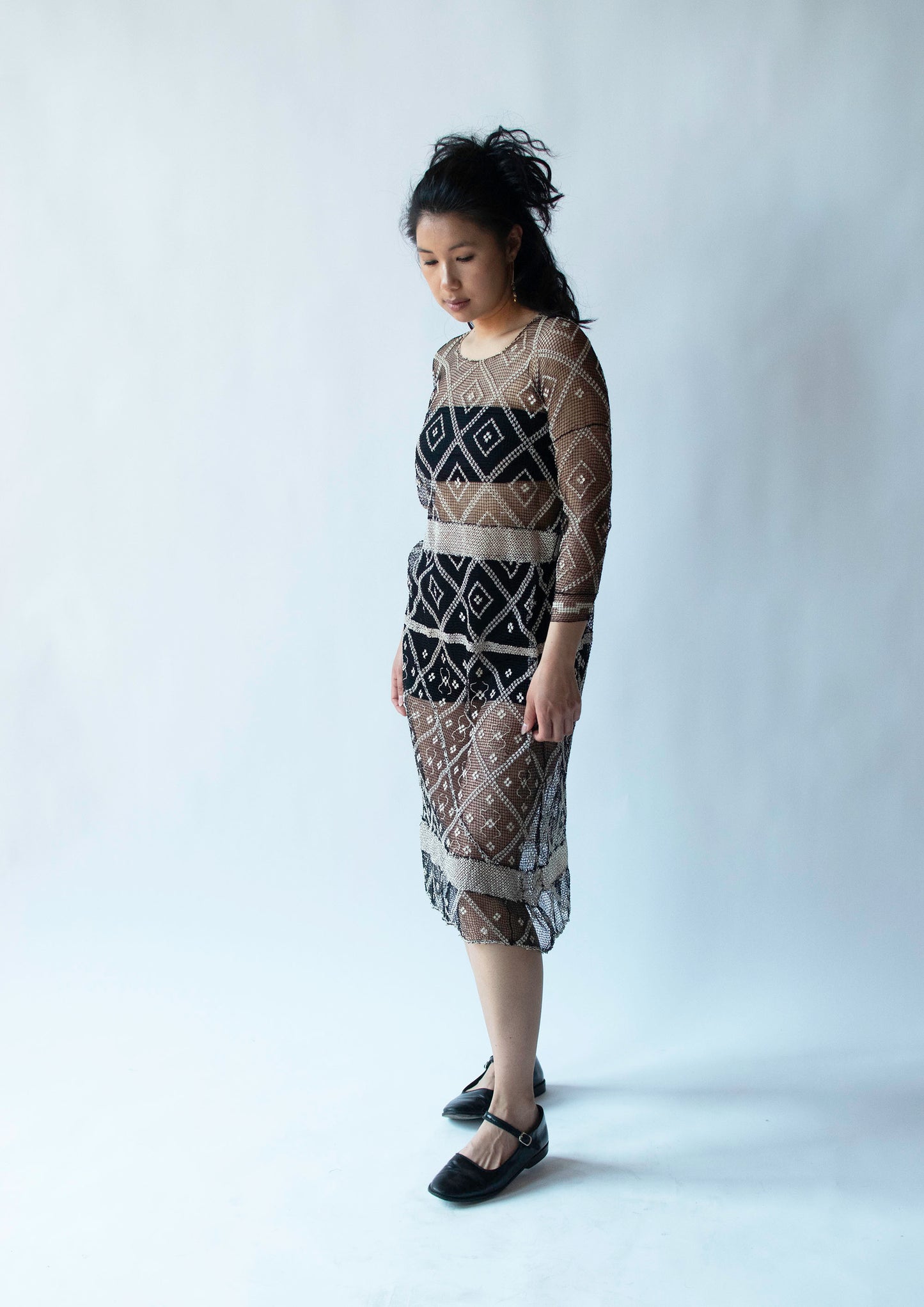1920s Crochet Dress