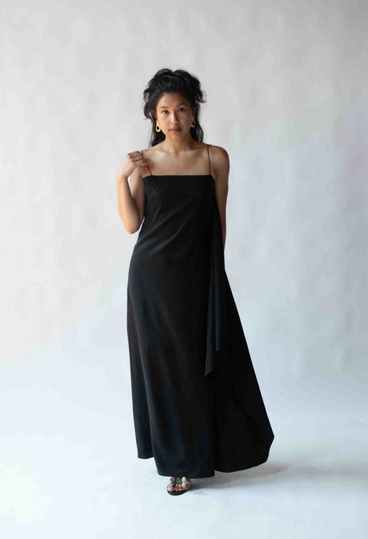 1990s Black Dress | Donna Karan