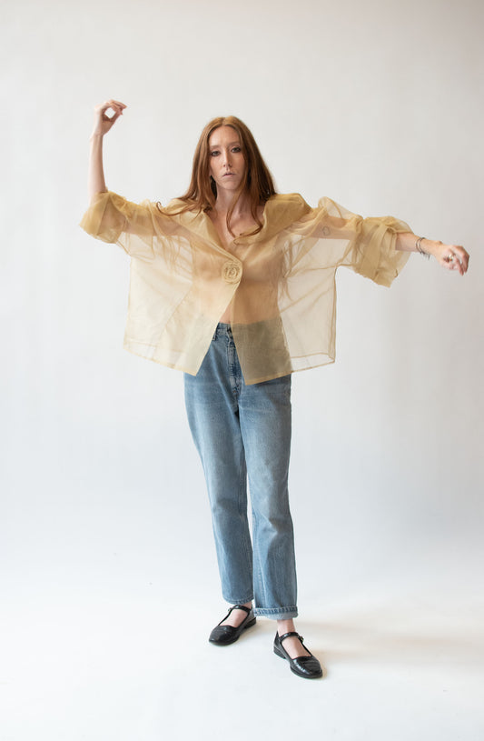 Organza Evening Coat | Lee Anderson