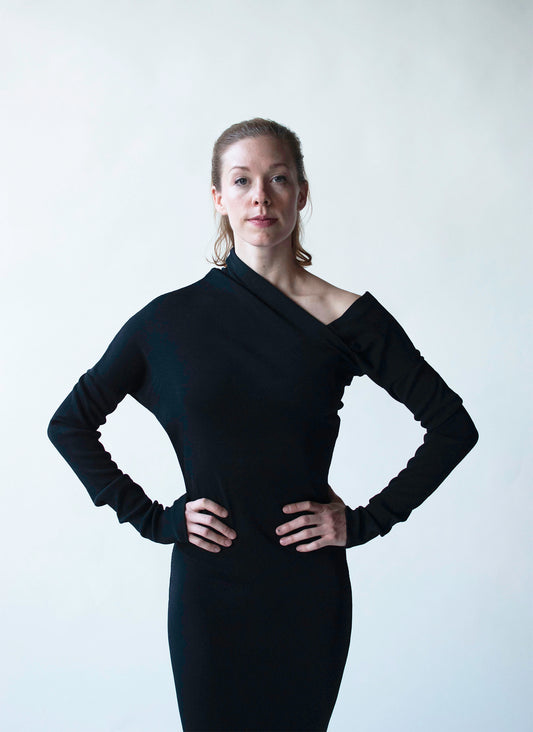 1980s Jersey Dress | Romeo Gigli for Callaghan