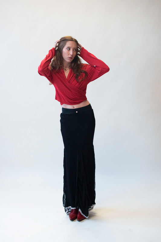 Black Mesh Skirt | Voyage Invest in the Original