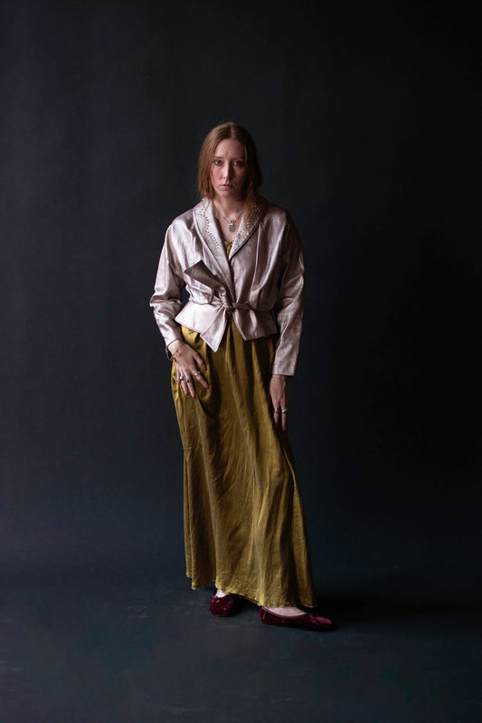 1980s Metallic Pink Jacket