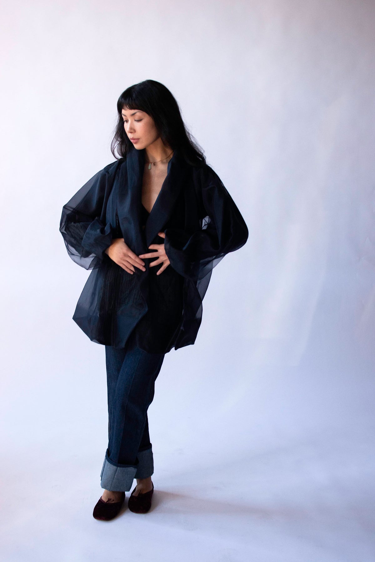 Navy Jacket | Issey Miyake