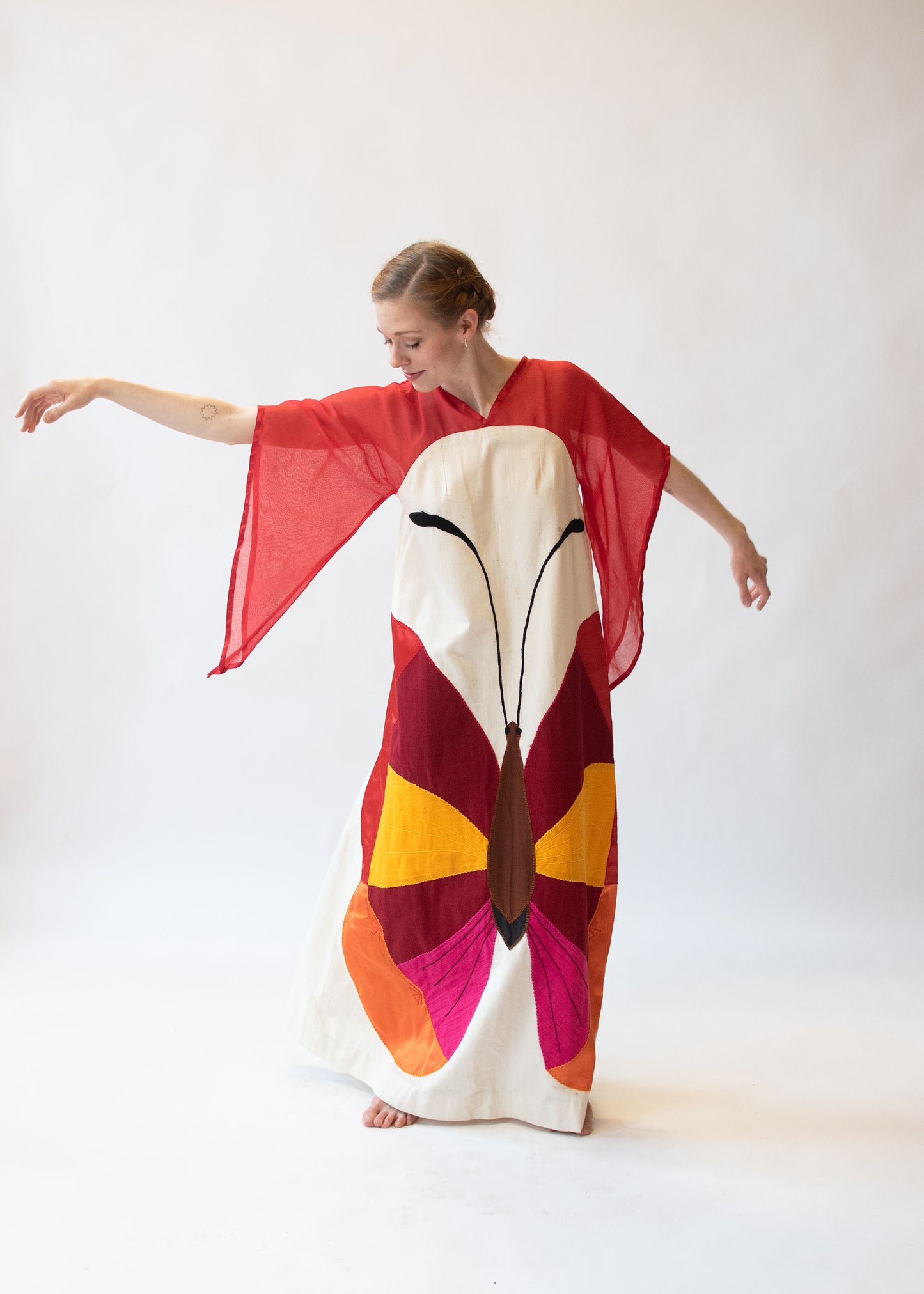1970s Butterfly Dress | Mama Carlota