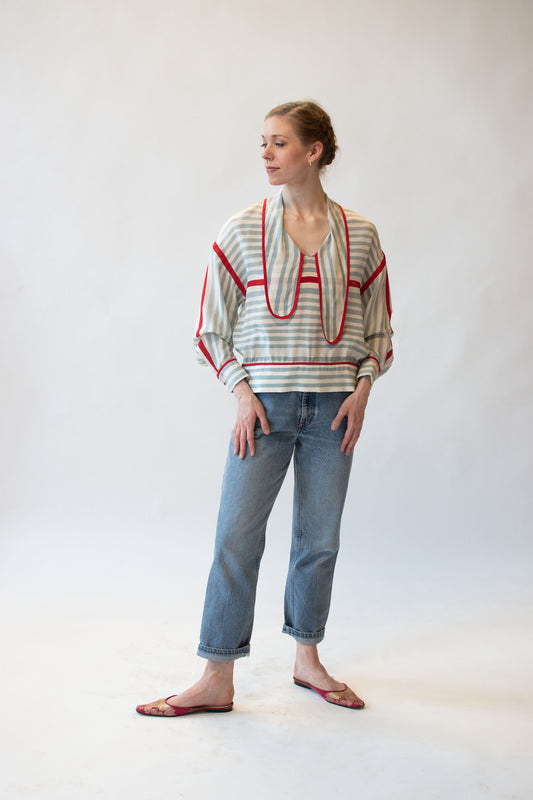 1980s Silk Blouse | Michaele Vollbracht