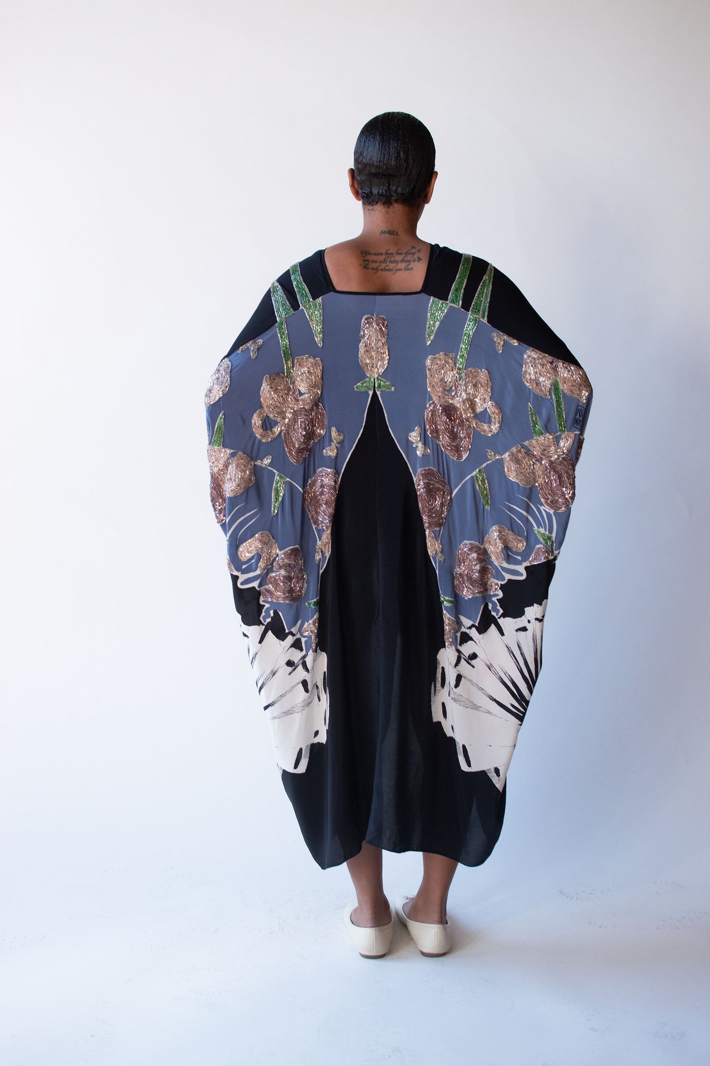 1980s Beaded Silk Caftan | Michaele Vollbracht