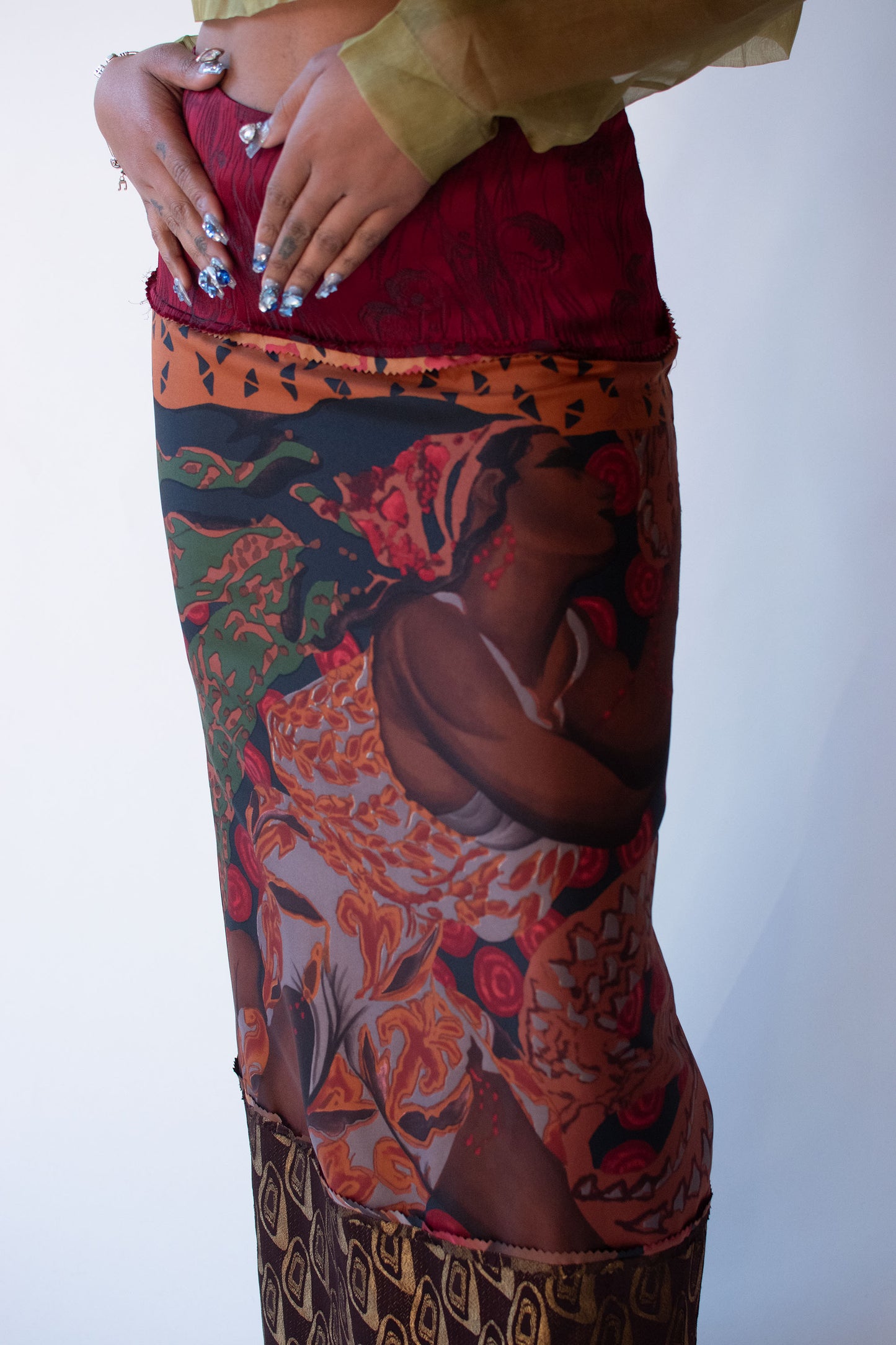 Printed Skirt | Jean Paul Gaultier FW 2002