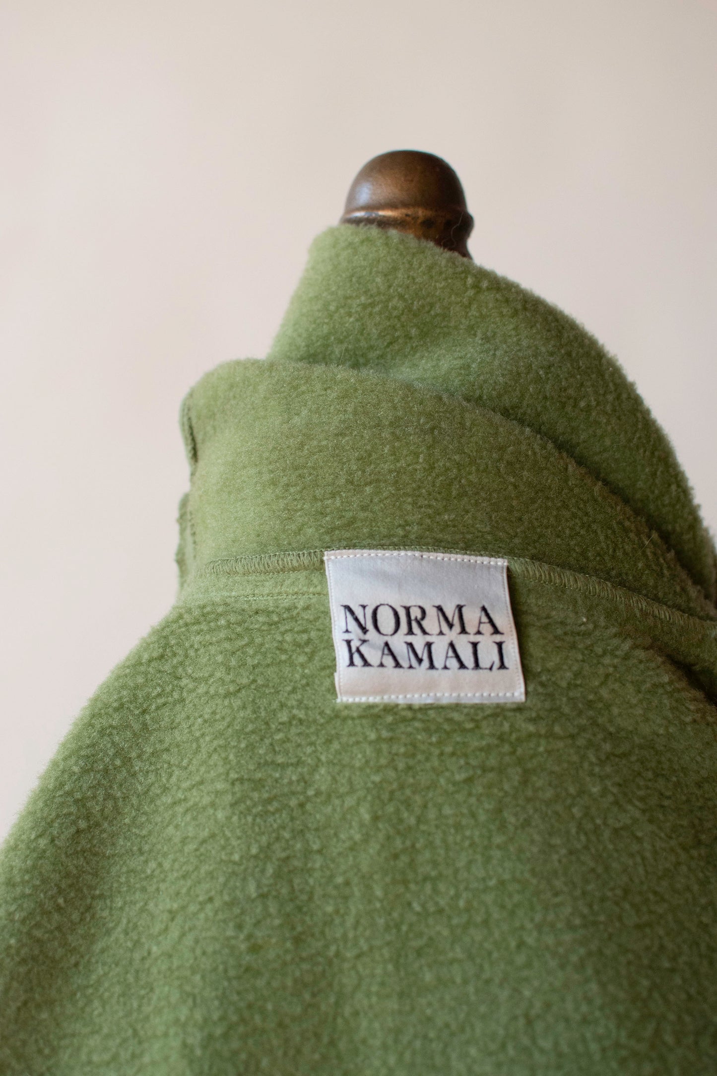 Green Scarf Coat | Norma Kamali