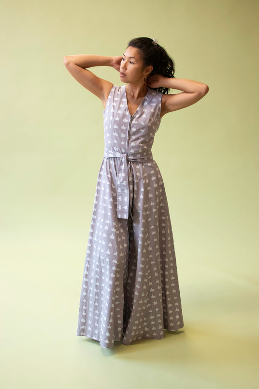 Abstract Print Jumpsuit | Marimekko 1969