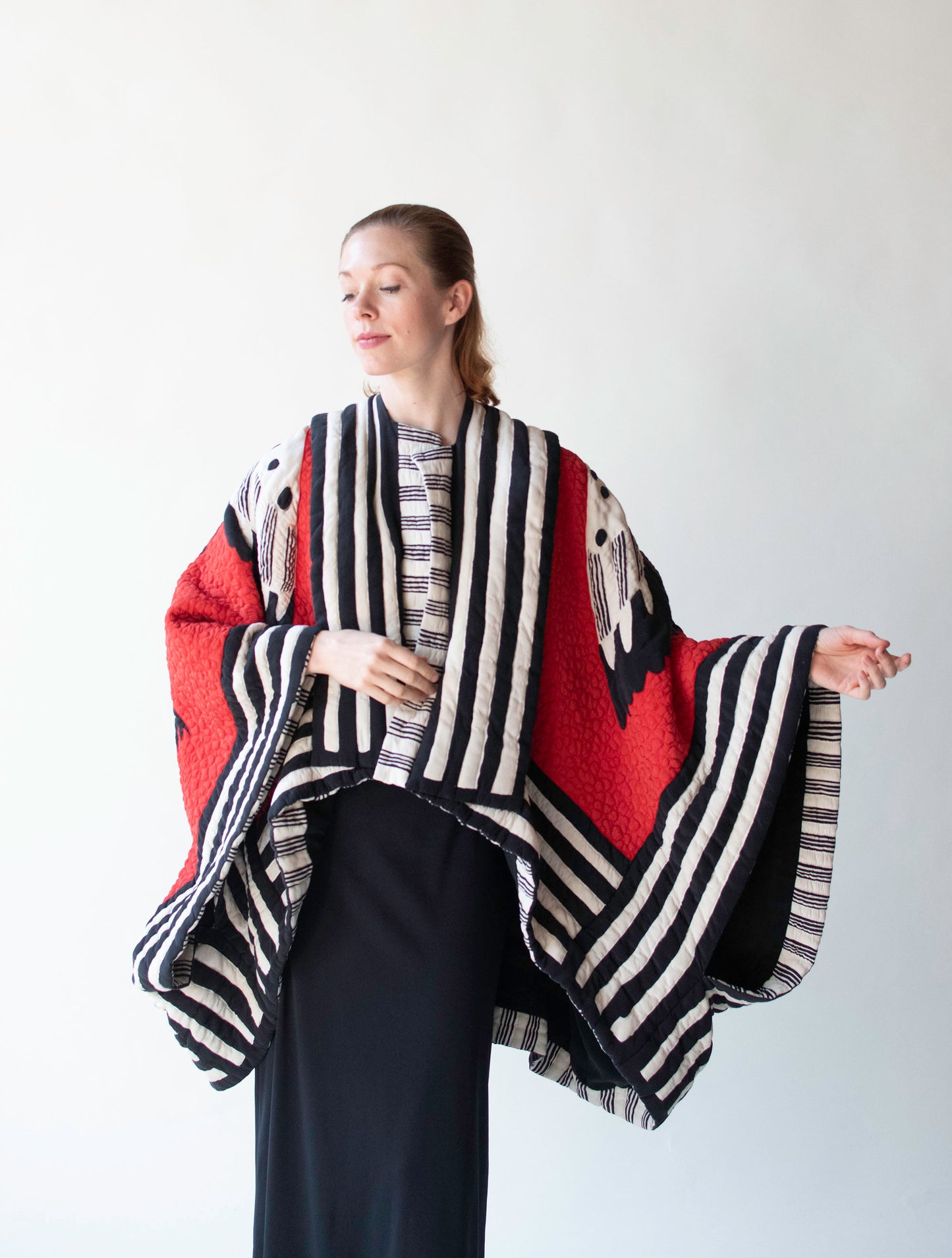 Quilted Silk Evening Coat | Michaele Vollbracht