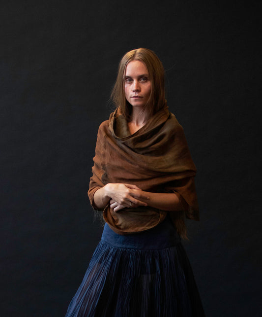 Mottled Cowl Scarf | Romeo Gigli 1991