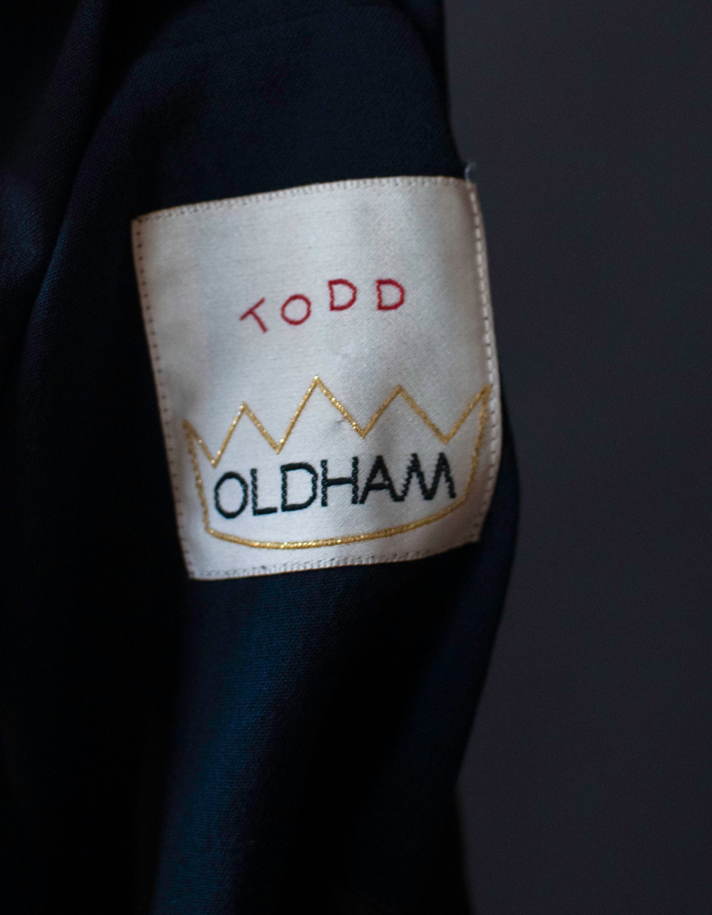 Navy Wool Jacket | Todd Oldham