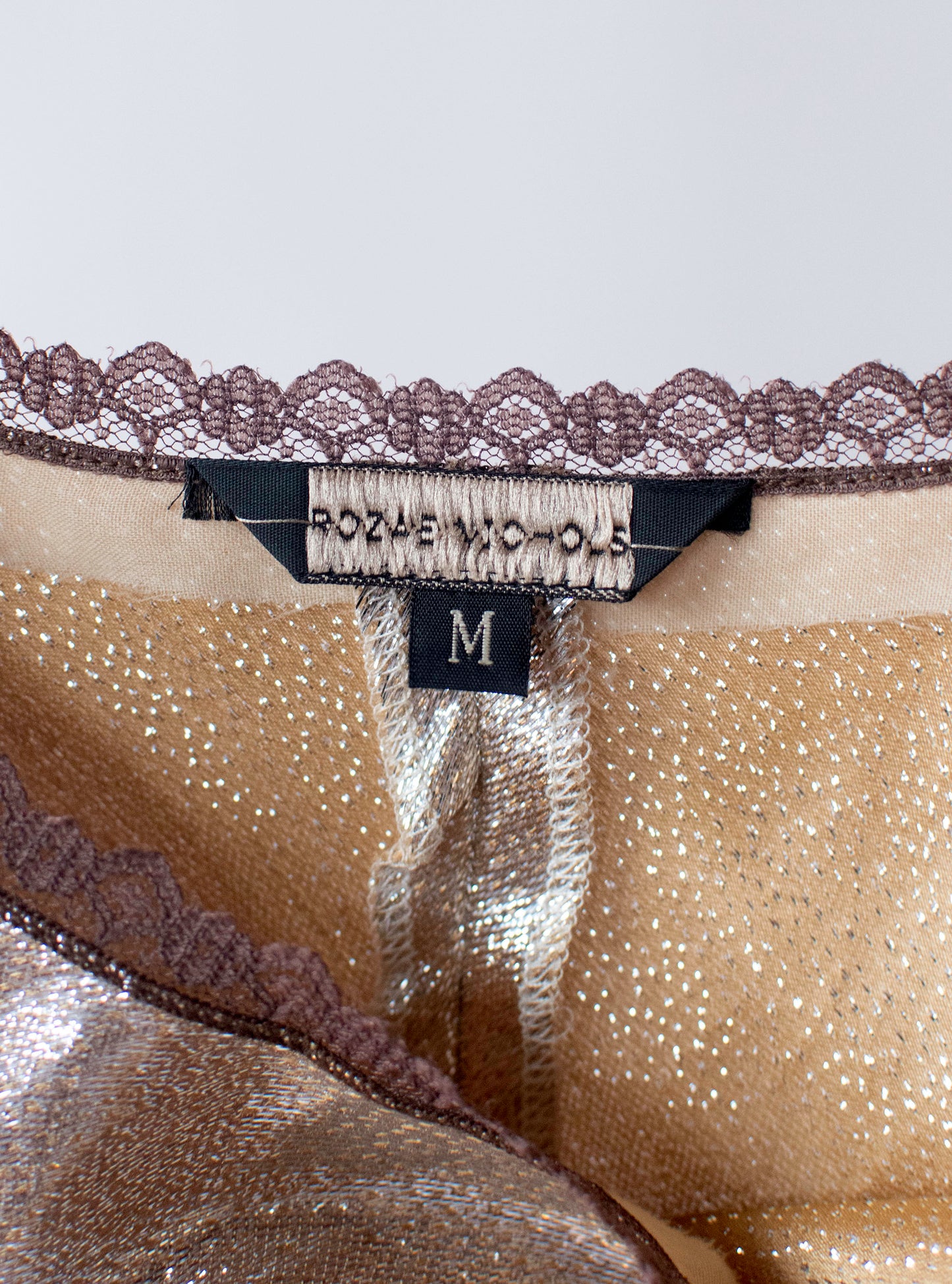 Metallic Slip Dress | Rozae Nichols