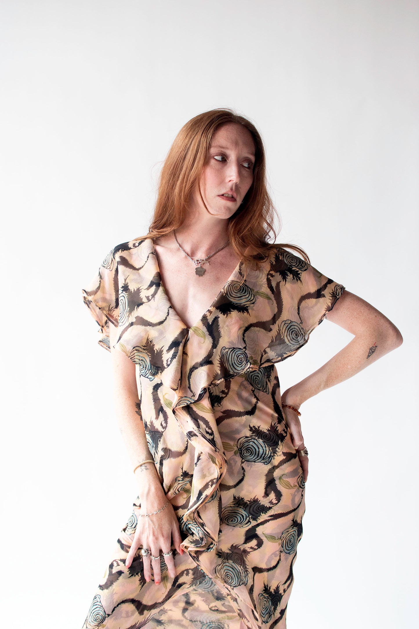 Floral Print Silk Dress | Catherine Malandrino