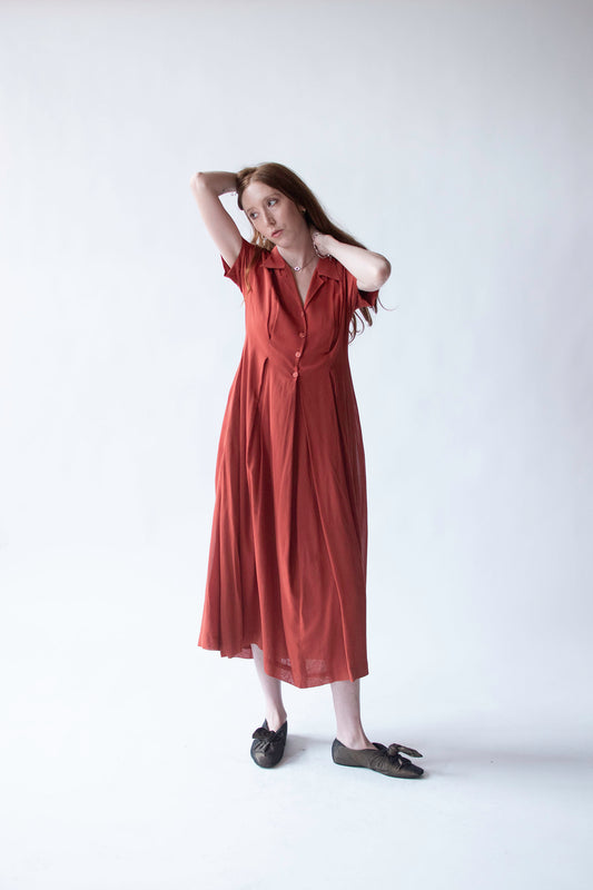 Rust Dress | Sybilla