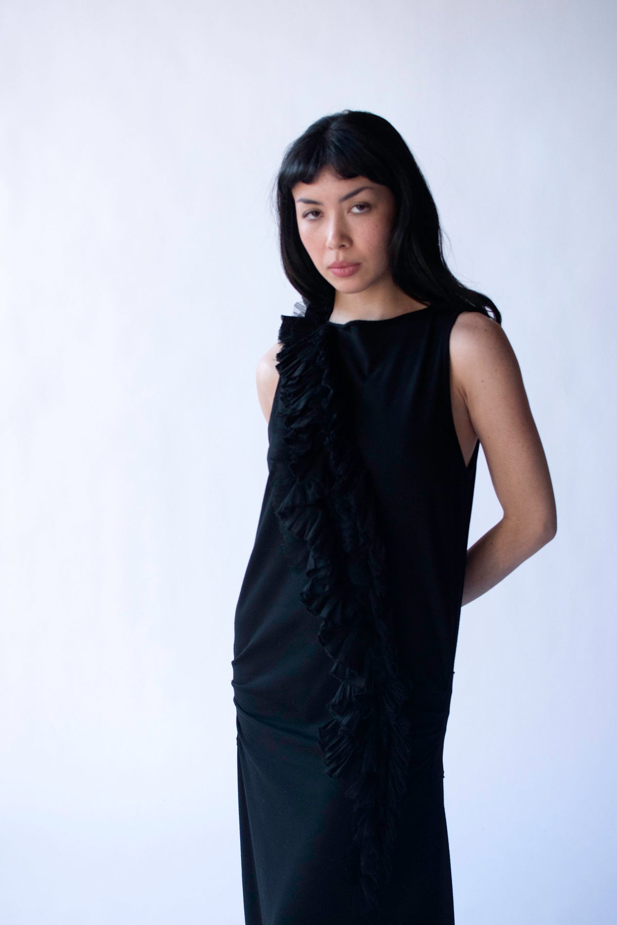 Ruffled Trim Dress | Rozae Nichols