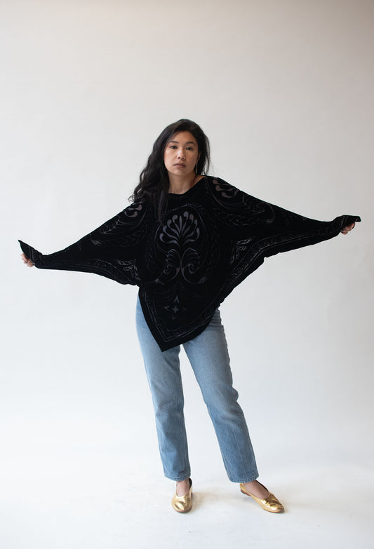 Devore Velvet Tunic | Charles & Patricia Lester