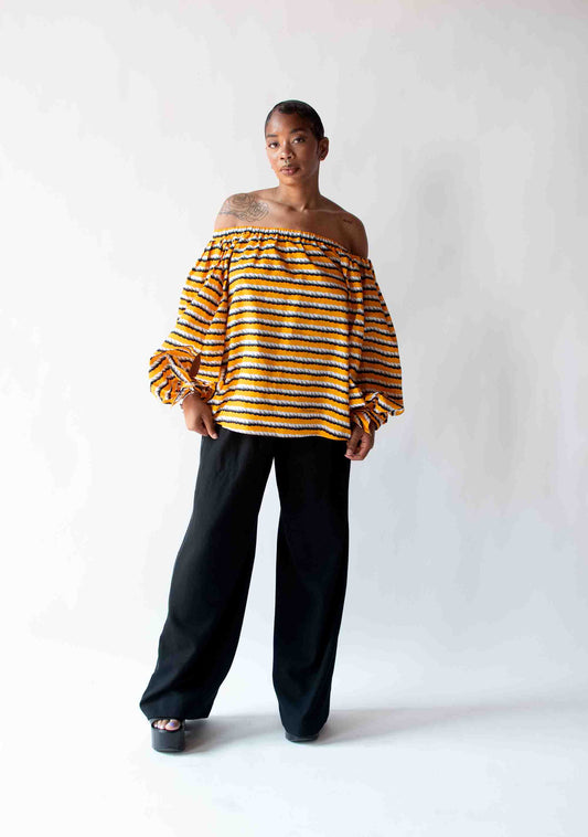 Rope Print Blouse | Yves Saint Laurent Rive Gauche Resort 2012