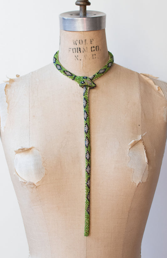 Bead Crochet Snake | Absinthe Diamond