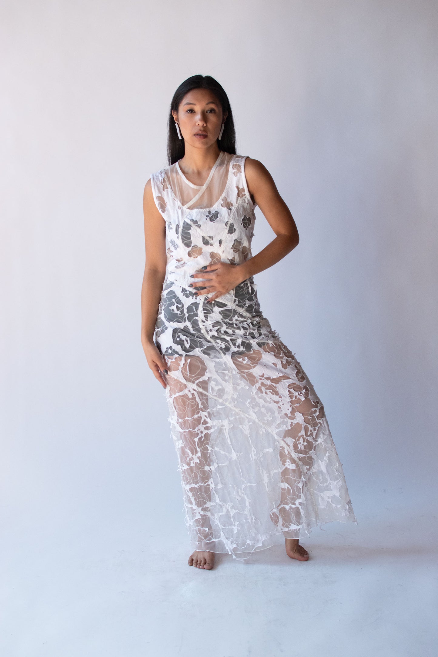 Deconstructed White Dress | Yoshiki Hishinuma