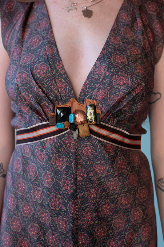 Printed Silk Dress | Rozae Nichols