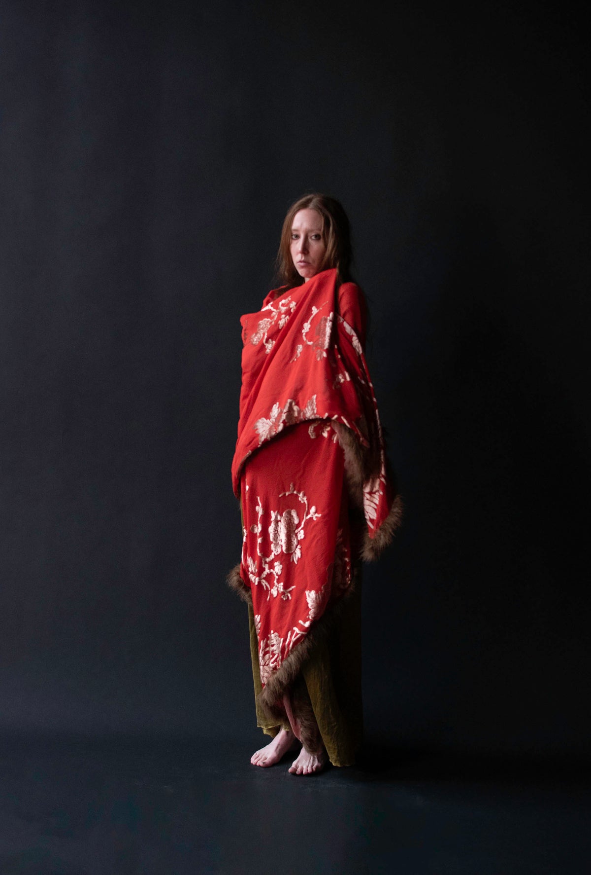 1920s Devore Shawl