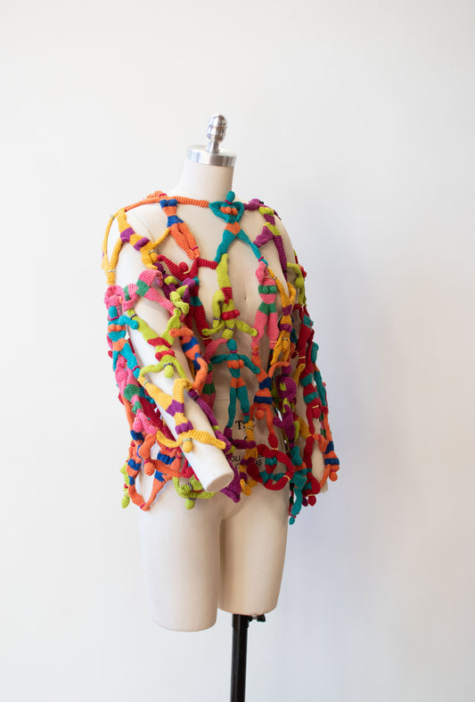 1990s Crochet Swimmers Sweater | Michael Simon