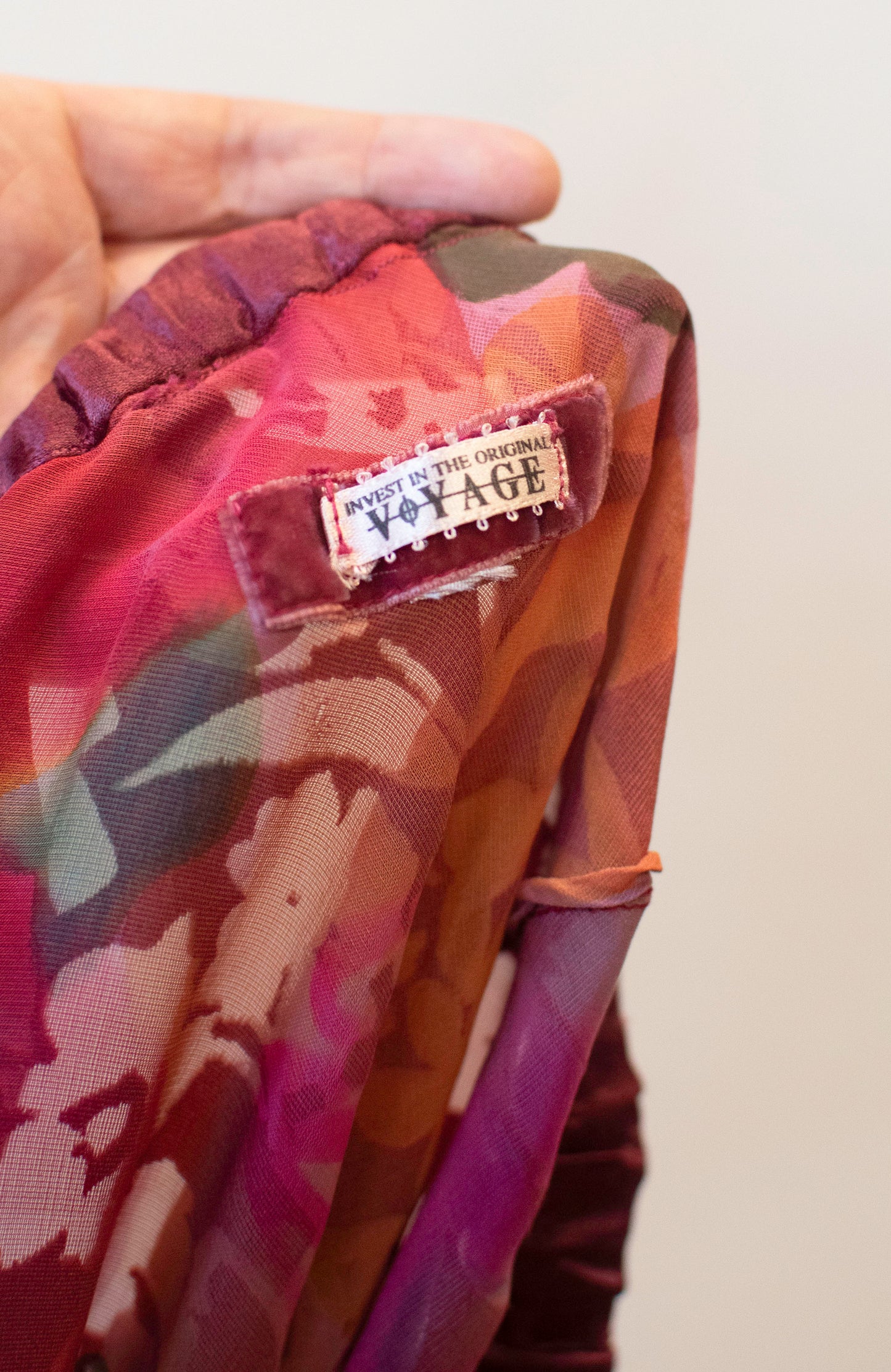 Devoré Velvet Skirt | Voyage Invest in the Original