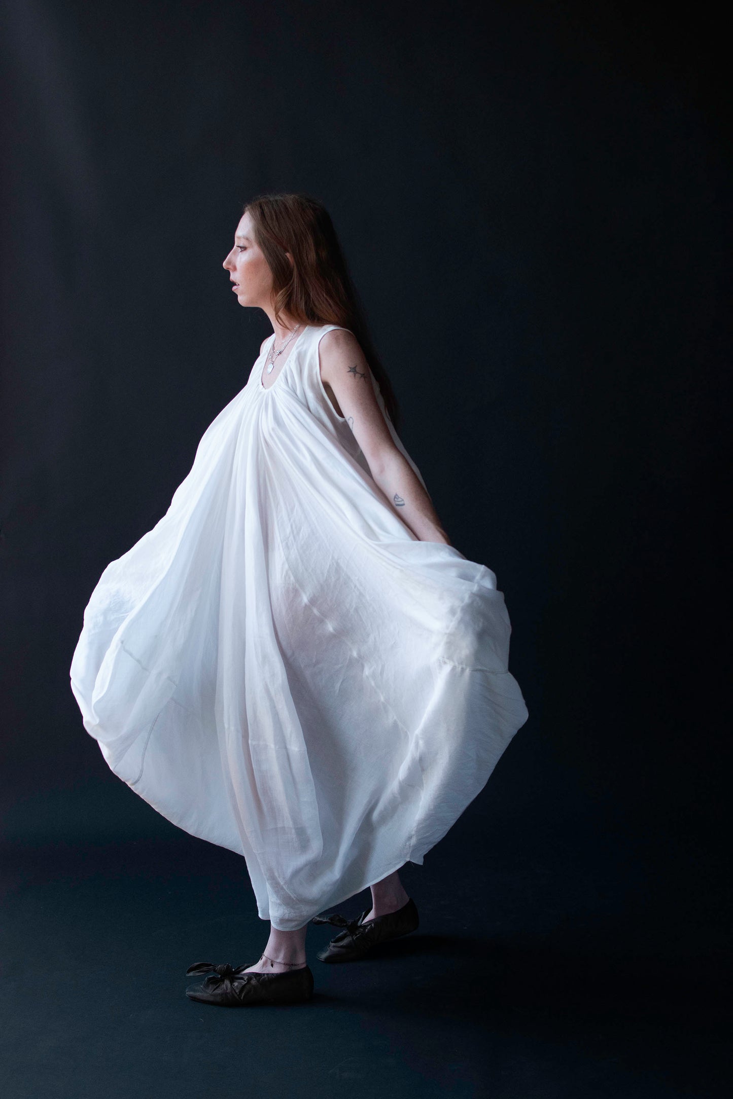 Voluminous White Dress | Junya Watanabe Comme des Garçons