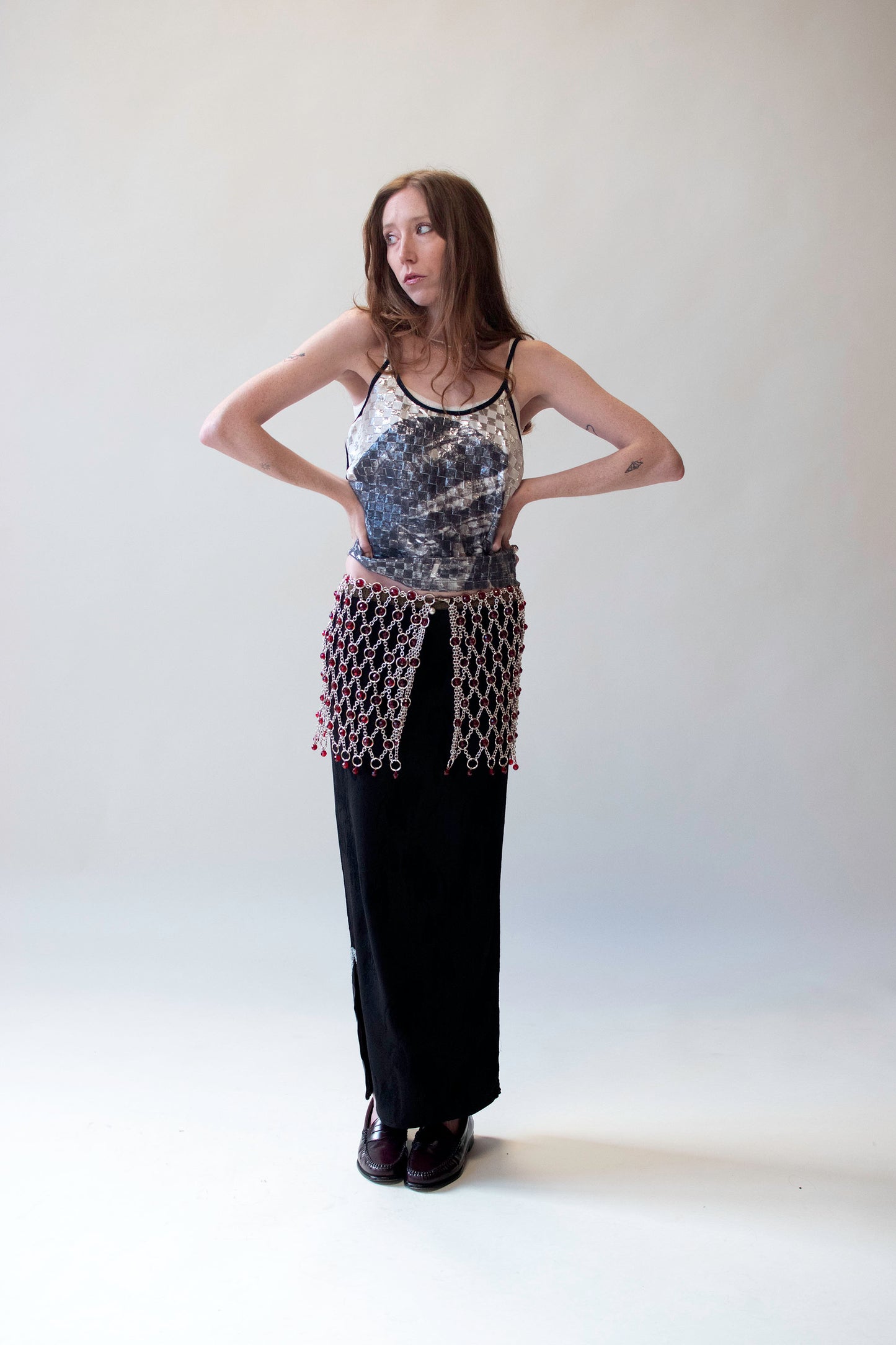 Beaded Chain Belt