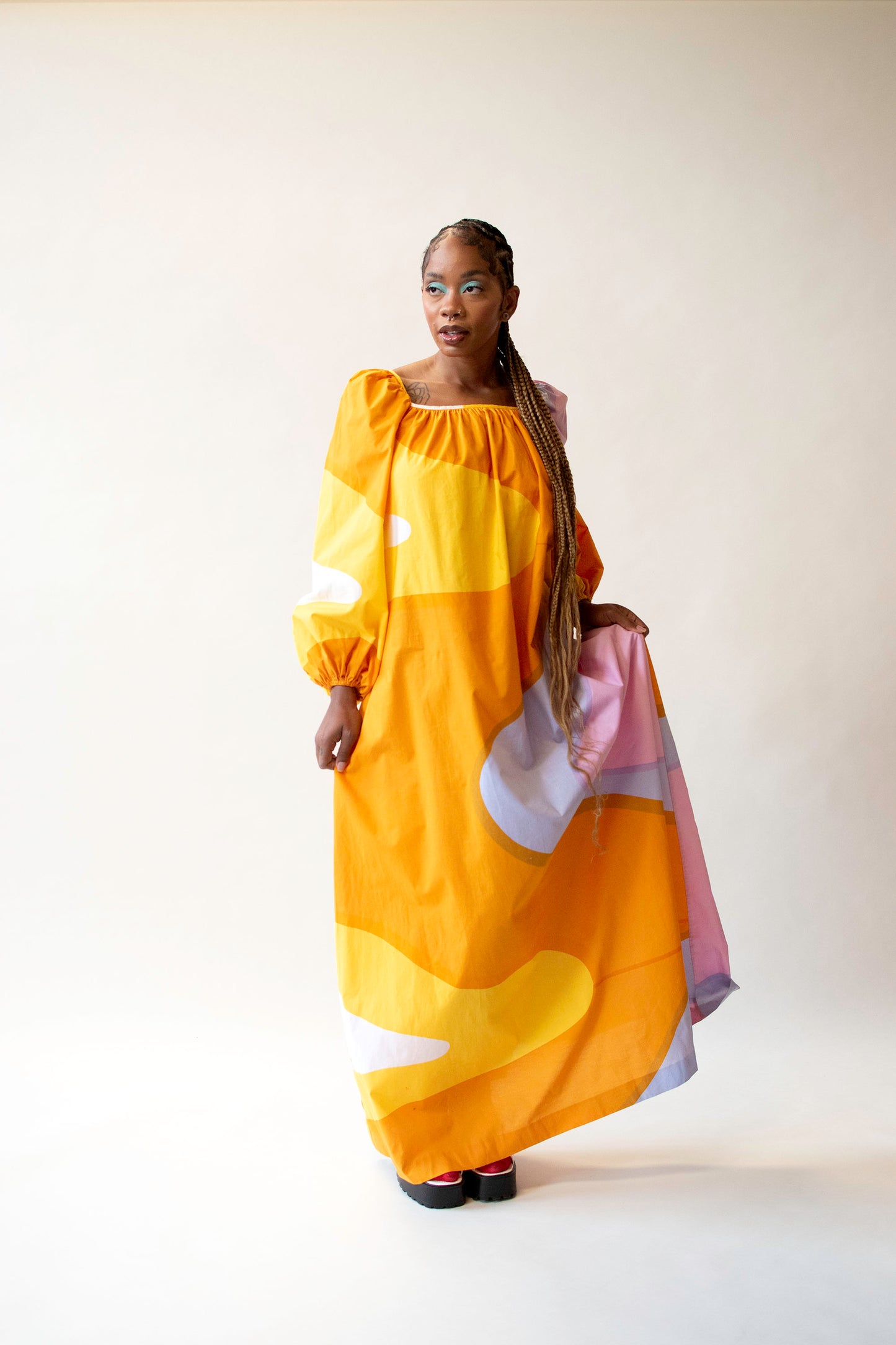 Balloon Sleeve Dress | Marimekko 1976