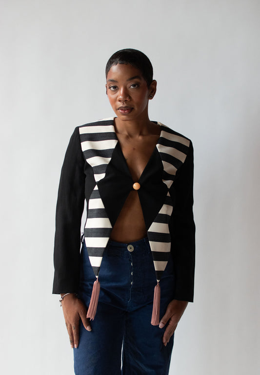 1990s Harlequin Jacket | Moschino Cheap & Chic